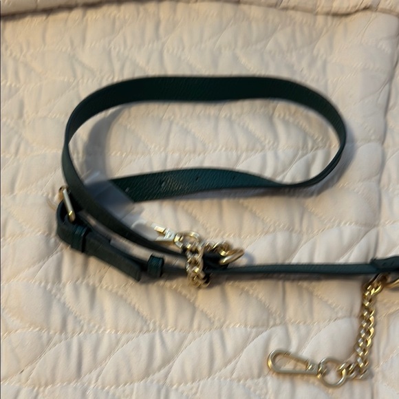 Nanette Lepore Green Shoulder Bag with Suede Finish - Picture 5 of 5